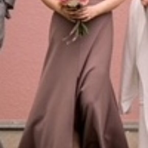 Jenny Yoo Cara Dress (Fig) - Picture 3 of 3